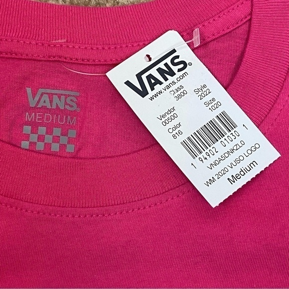 Vans 2020 US Open of Surfing Logo Short Sleeve Top Size Medium - Picture 7 of 8